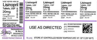 LISINOPRIL 60760-438-30.jpg LIS - LISINOPRIL 60760 438 30